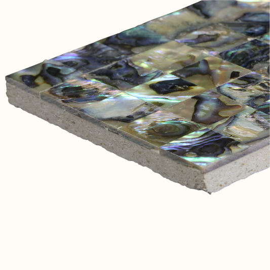 MOP802-150_3 - SOLID SHELL TILE - PAUA NATURAL - SQUARE - OCEAN SHELL STUDIOS