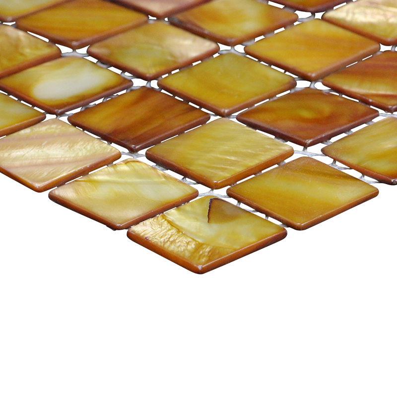 MOP Shell Mosaic Tile | Brown | Wall, Backsplash & Decorative Tiling ...