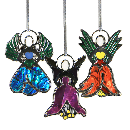 Metal_Decorations_Fairy_Set_2 - FRIENDSHIP FAIRY DECORATION - OCEAN SHELL STUDIOS