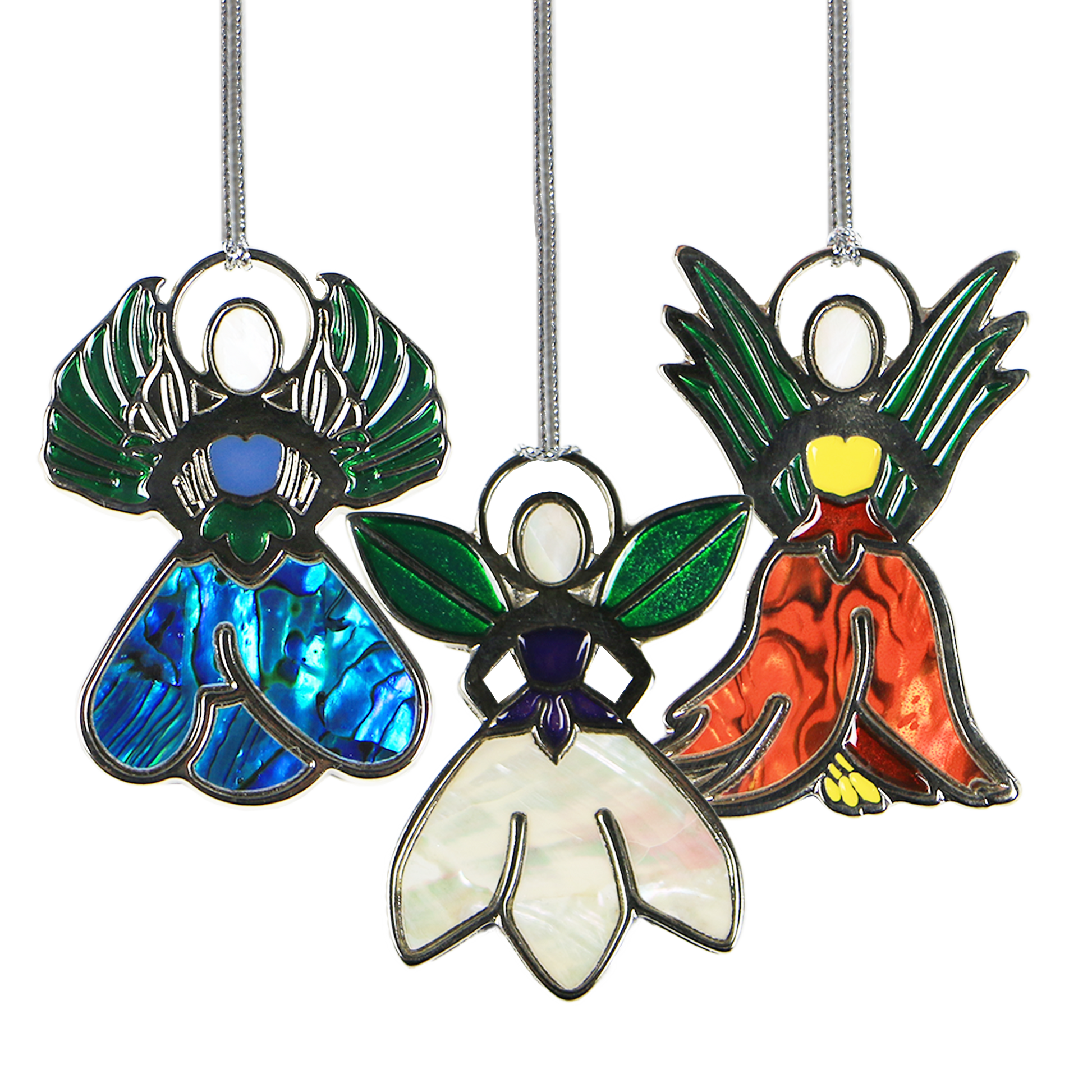 Metal_Decorations_Sets - FRIENDSHIP FAIRIES - TRIO - OCEAN SHELL STUDIOS