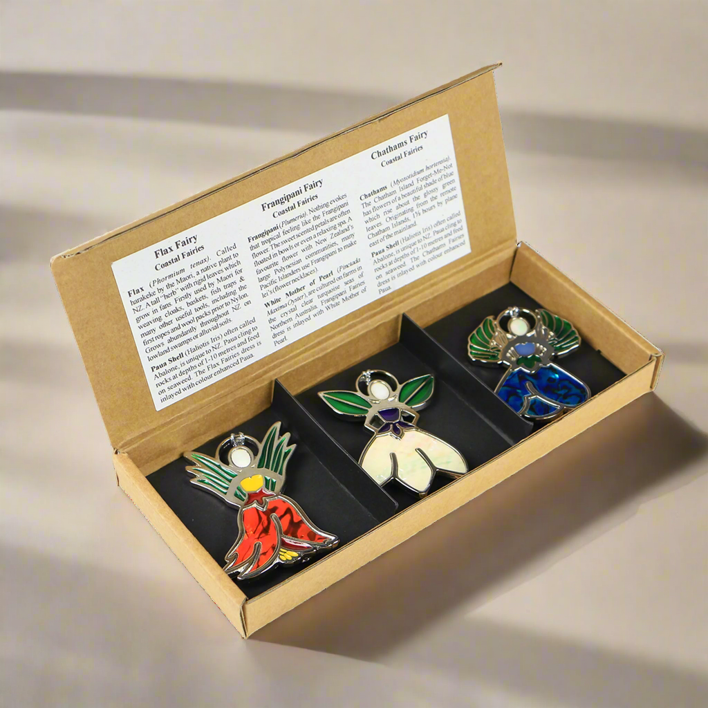 Friendship Fairies Trio | NZ Made Pāua Shell Giftware & Souvenirs ...