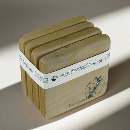 NRWCG4 - COASTER RECYCLEWOOD - SETS - OCEAN SHELL STUDIOS