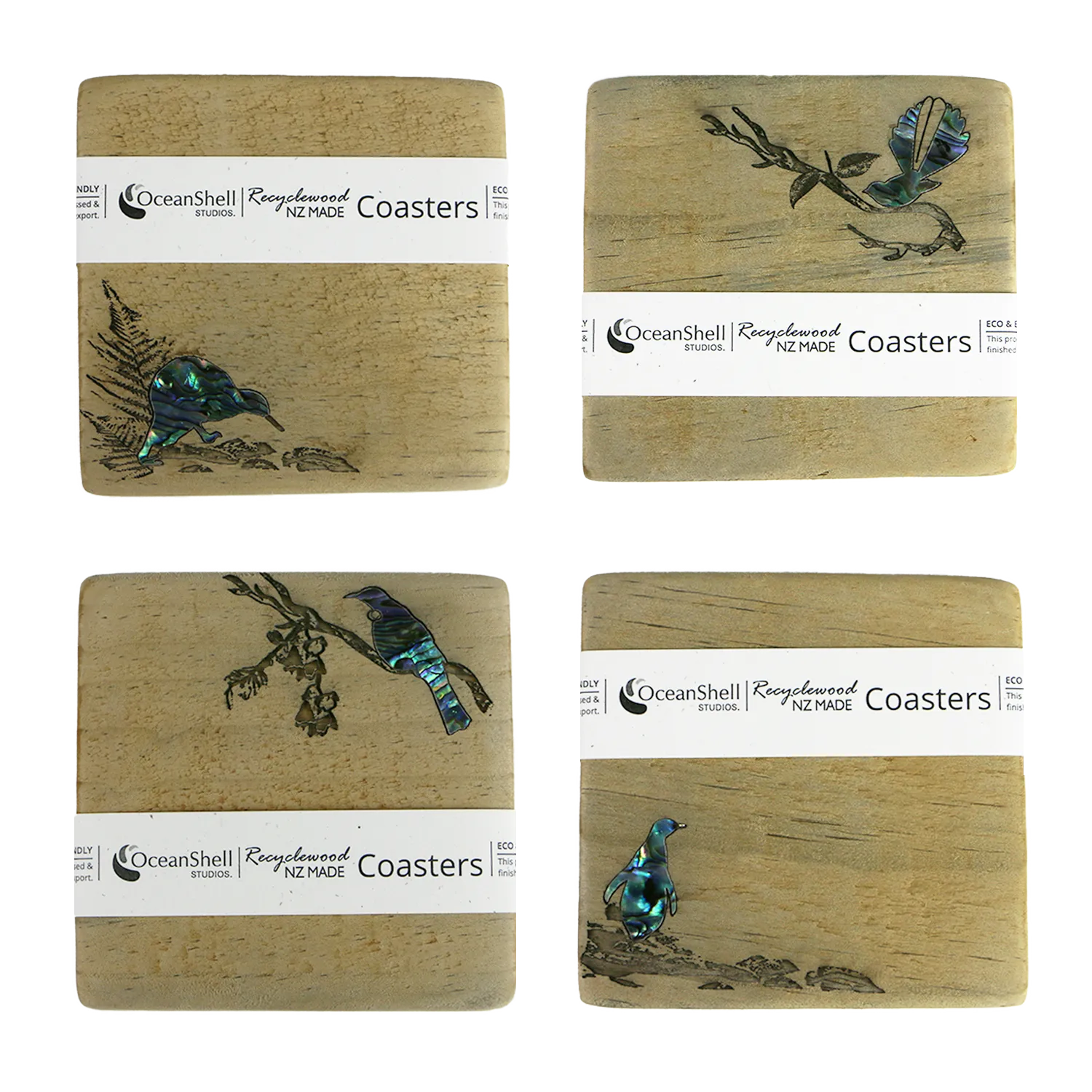 NRWCG_2 - COASTER RECYCLEWOOD - OCEAN SHELL STUDIOS