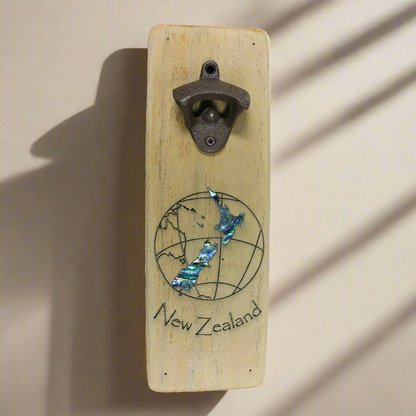 NRWCMGM - Global New Zealand RECYCLEWOOD BOTTLE OPENER - OCEAN SHELL STUDIOS