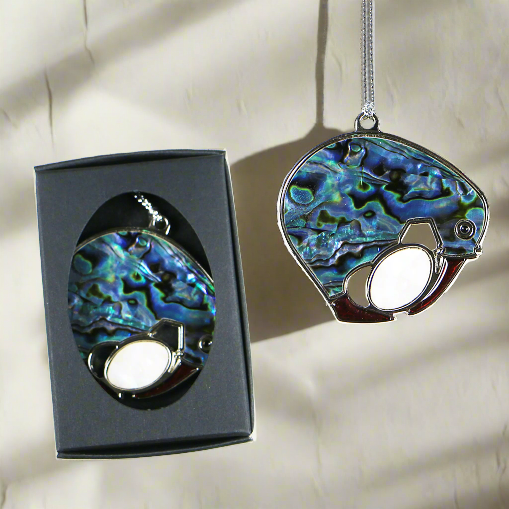 NSMK - PAUA KIWI MOP EGG PAUA DECORATIONS SINGLE - OCEAN SHELL STUDIOS