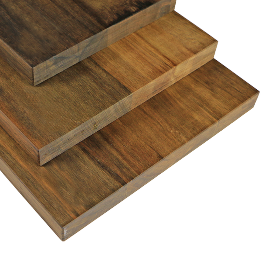 PLAIN_Cheeseboard - RIMU CHEESE BOARD PLAIN - WITH KNIFE - OCEAN SHELL STUDIOS