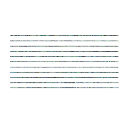 SCT2 - 2 x 240mm - 3 Ply (62pcs) SHELL VENEER COMPOSITE STRIP - 3PLY PAUA - OCEAN SHELL STUDIOS