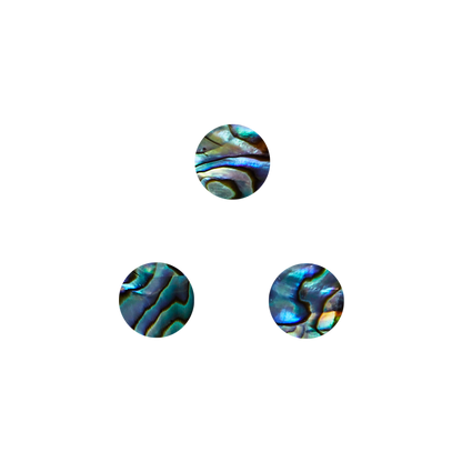 SVC10 - 10mm (30pcs) SHAPE PAUA - CIRCLE - OCEAN SHELL STUDIOS
