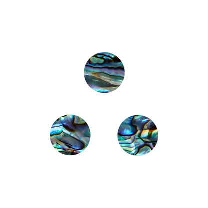 SVC12 - 12mm (30pcs) SHAPE PAUA - CIRCLE - OCEAN SHELL STUDIOS