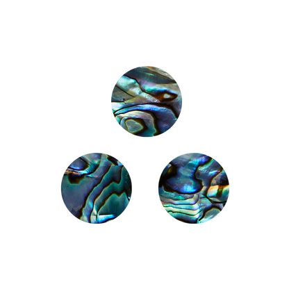 SVC15 - 15mm (30pcs) SHAPE PAUA - CIRCLE - OCEAN SHELL STUDIOS