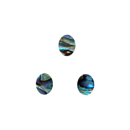 SVO8-10 - 8x10mm (30pcs) SHAPE PAUA - OVAL - OCEAN SHELL STUDIOS