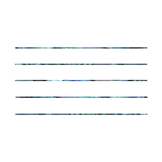 SVT2 - 2x230mm (15pcs) SHAPE PAUA - STRIP - OCEAN SHELL STUDIOS