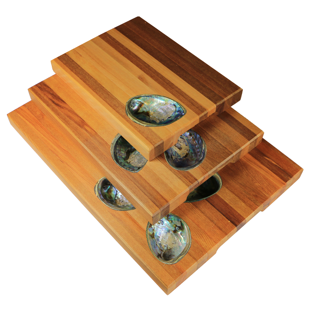 Shell_platter_3 - PAUA SHELL PLATTER RIMU - OCEAN SHELL STUDIOS