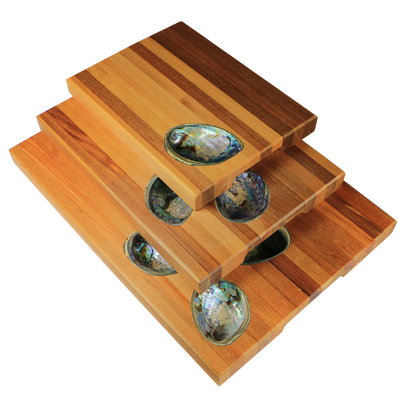 Shell_platter_3 - PAUA SHELL PLATTER RIMU - OCEAN SHELL STUDIOS
