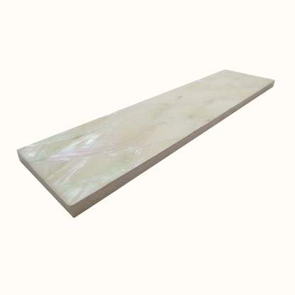 TAP50 - 200x50mm SHELL VENEER TILE ABALONE PEARL NATURAL - OCEAN SHELL STUDIOS