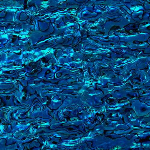 TB - SHELL VENEER TILE PAUA BLUE SAPPHIRE - OCEAN SHELL STUDIOS