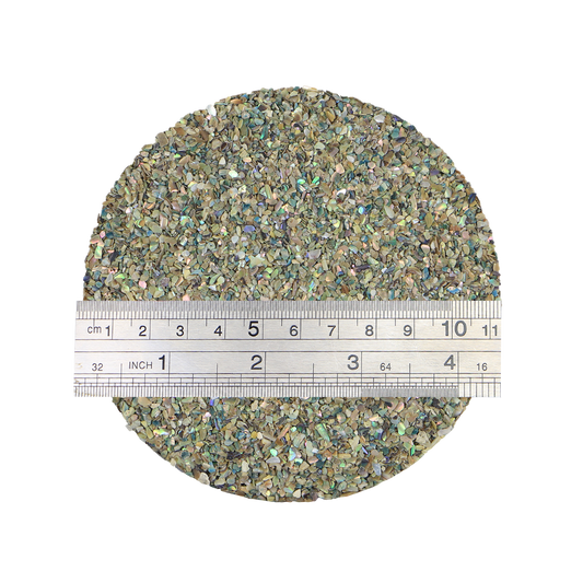 TCHP_2 - 1kg SHELL TERRAZZO CHIP - MICRO PAUA - 1MM - OCEAN SHELL STUDIOS