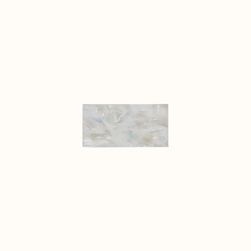 TFW150 - 150x75mm SHELL VENEER TILE FRESHWATER MOTHER OF PEARL - OCEAN SHELL STUDIOS