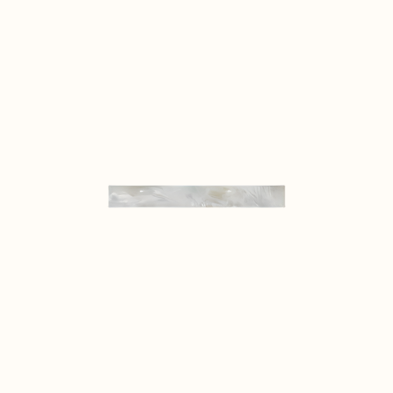 TFW25 - 200x25mm SHELL VENEER TILE FRESHWATER MOTHER OF PEARL - OCEAN SHELL STUDIOS