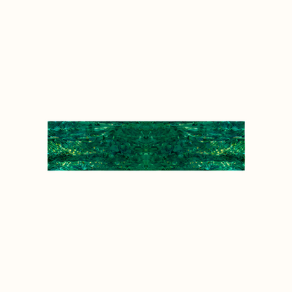 TG300 - 300x75mm SHELL VENEER TILE PAUA EMERALD GREEN - OCEAN SHELL STUDIOS