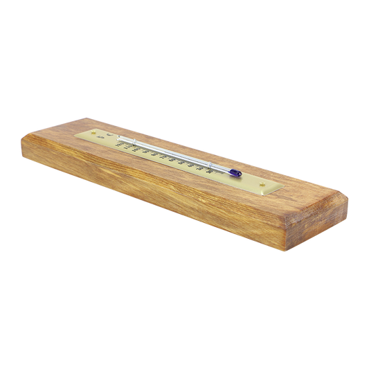 TH1_2 - THERMOMETER ON RIMU - OCEAN SHELL STUDIOS