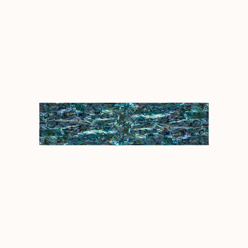TP300 - 300x75mm SHELL VENEER TILE PAUA ALL NATURAL - OCEAN SHELL STUDIOS