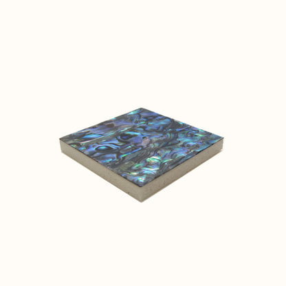 TPI - 50x50mm SHELL VENEER TILE PAUA ALL NATURAL - OCEAN SHELL STUDIOS