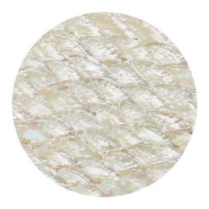 VCAN200 - RETAIL READY - SHELL VENEER COATED - ABALONE PEARL NATURAL - OCEAN SHELL STUDIOS