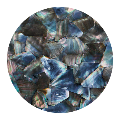 VCBM230 - RETAIL READY - SHELL VENEER COATED - BMOP NATURAL MOSAIC - OCEAN SHELL STUDIOS
