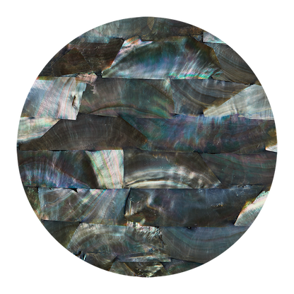 VCBS200 - RETAIL READY - SHELL VENEER COATED - BMOP NATURAL STRIP - DARK - OCEAN SHELL STUDIOS