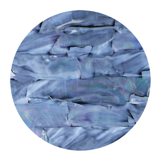 VCFDS230 - SHELL VENEER COATED - F/W MOP DARK STRIP - OCEAN SHELL STUDIOS