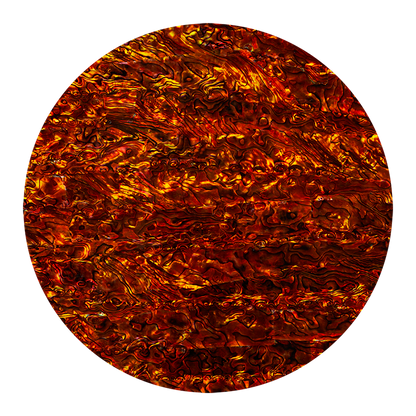 VCPCR200 - RETAIL READY - SHELL VENEER COATED - PAUA COPPER RED - OCEAN SHELL STUDIOS