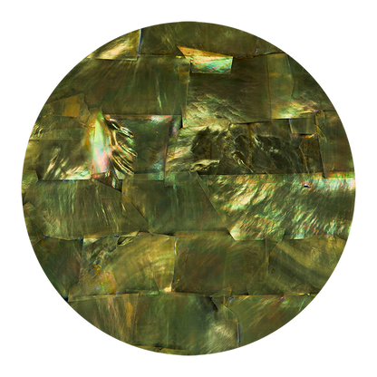 VCWCE200 - RETAIL READY - SHELL VENEER COATED - WMOP CATS EYE - OCEAN SHELL STUDIOS