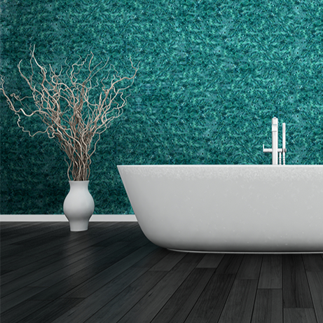 VCWTG300_2 - RETAIL READY - SHELL VENEER COATED - WMOP TURQUOISE GREEN - OCEAN SHELL STUDIOS