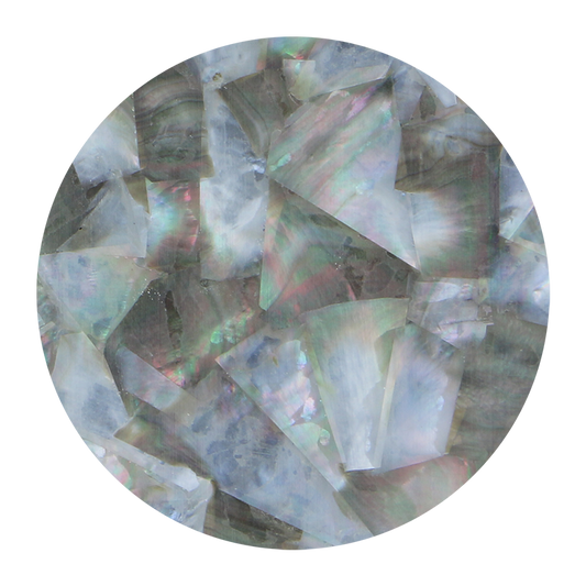 VUBM205 - SHELL VENEER UNCOATED - BMOP MOSAIC MIX - OCEAN SHELL STUDIOS