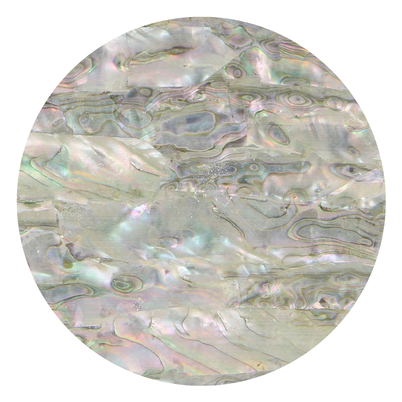 VUMGL240 - SHELL VENEER UNCOATED - MEXICAN ABALONE GREEN LIGHT - OCEAN SHELL STUDIOS