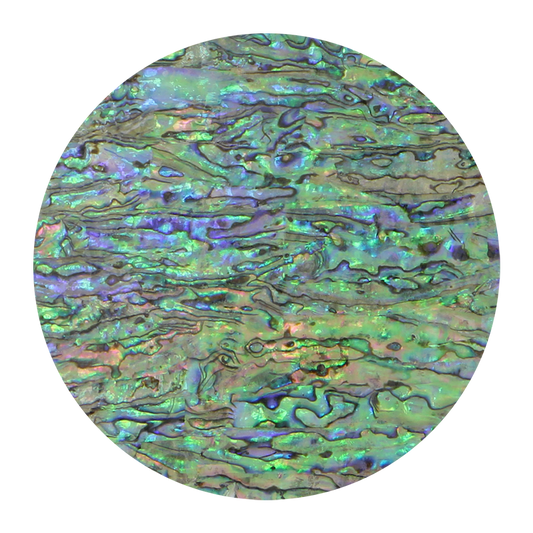 VUPL205 - SHELL VENEER UNCOATED - PAUA LIGHT - OCEAN SHELL STUDIOS
