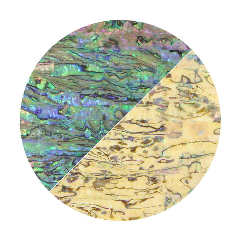 VUPL205_2 - SHELL VENEER UNCOATED - PAUA LIGHT - OCEAN SHELL STUDIOS