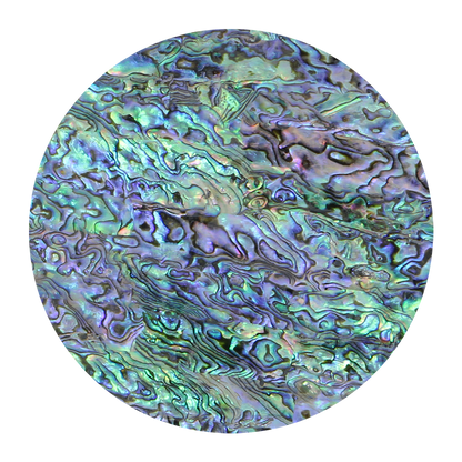 VUPN205 - SHELL VENEER UNCOATED - PAUA NATURAL - OCEAN SHELL STUDIOS