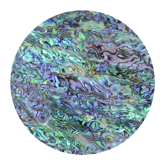 VUPN205 - SHELL VENEER UNCOATED - PAUA NATURAL - OCEAN SHELL STUDIOS