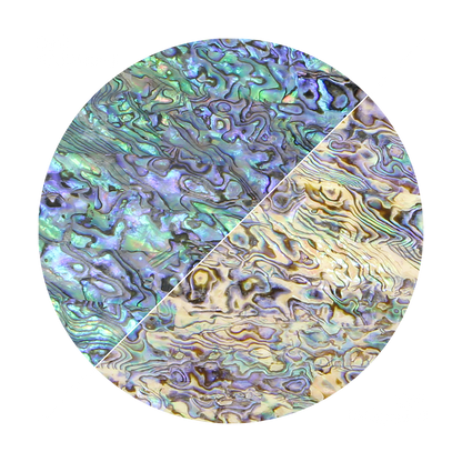 VUPN205_3 - SHELL VENEER UNCOATED - PAUA NATURAL - OCEAN SHELL STUDIOS