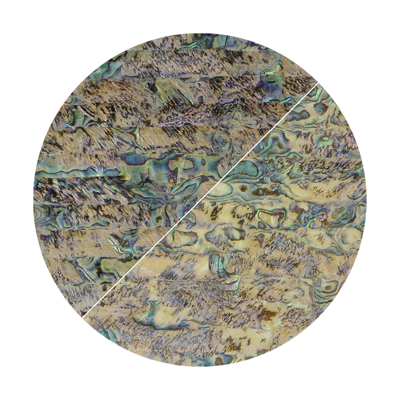 VUPOP205_2 - SHELL VENEER UNCOATED - PAUA OPAL MIX - OCEAN SHELL STUDIOS