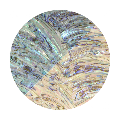 VUPR240_2 - SHELL VENEER UNCOATED - PAUA - RIMS - OCEAN SHELL STUDIOS