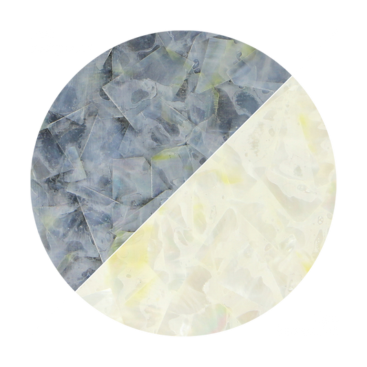 VUWGF205_2 - SHELL VENEER UNCOATED - WMOP GOLD FLECK - OCEAN SHELL STUDIOS