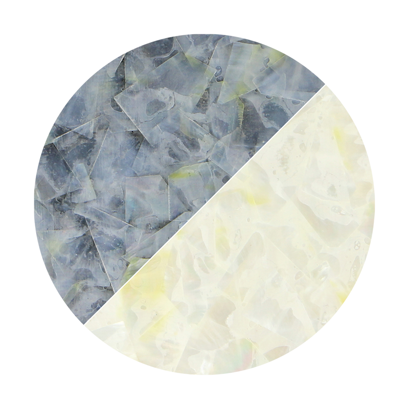 VUWGF205_2 - SHELL VENEER UNCOATED - WMOP GOLD FLECK - OCEAN SHELL STUDIOS