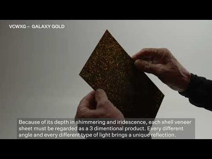 SHELL VENEER COATED - WMOP NATURAL GALAXY GOLD