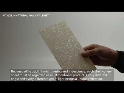SHELL VENEER COATED - WMOP NATURAL GALAXY LIGHT